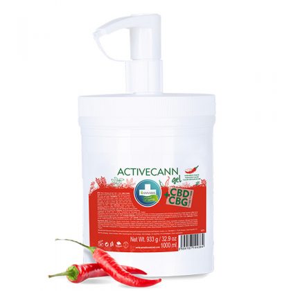 Activecann  Gel Efecto Calor 1 lt. Annabis