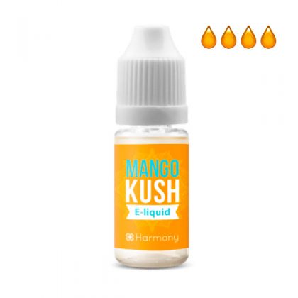 CBD E-Liquid Harmony Mango Kush 6% 10 ml.