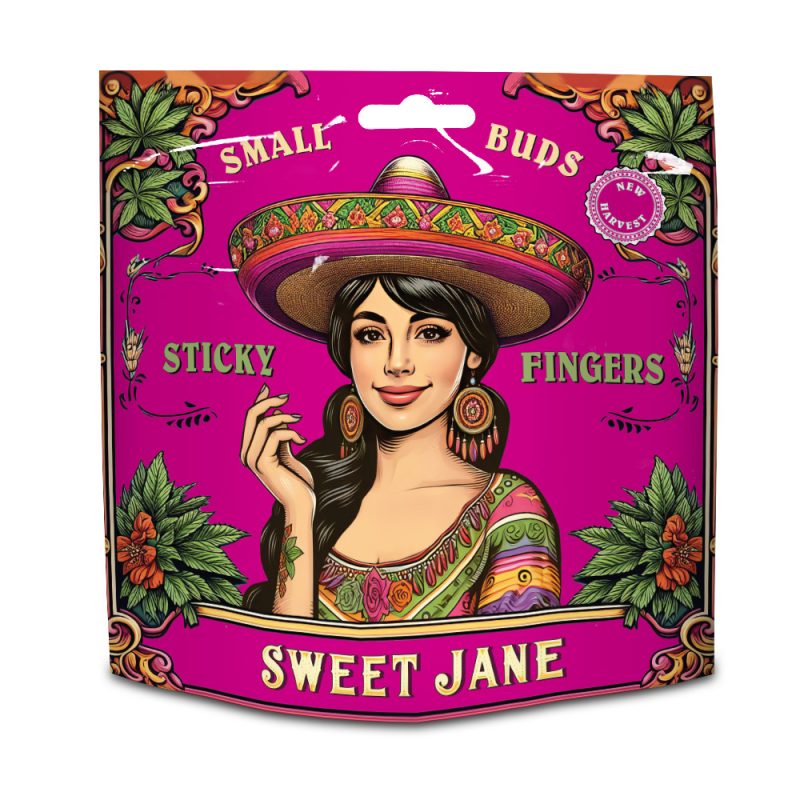 CBD Sweet Jane Small Buds Sticky Fingers 50 gr.