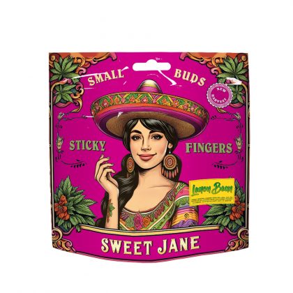 CBD Sweet Jane Small Buds Sticky Fingers Lemon Bean 10 gr.