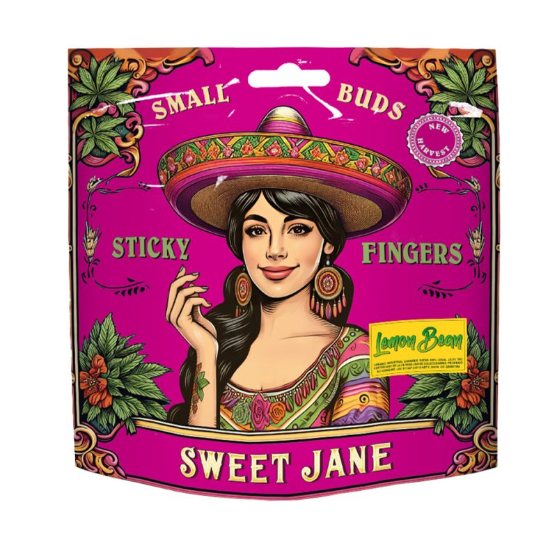 CBD Sweet Jane Small Buds Sticky Fingers Lemon Bean 50 gr.
