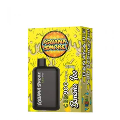 CBD Vaper Iguana Smoke 900  Banana Ice 3 ml.