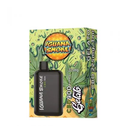 CBD Vaper Iguana Smoke 900  Gelato 3 ml.