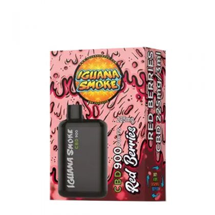 CBD Vaper Iguana Smoke 900  Red Berries 3 ml.