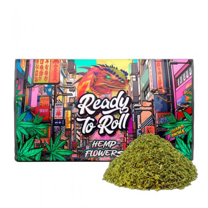 Cañamo Cbd Iguana Smoke Ready to Roll Pouch Strawberry Gelato 15 gr.