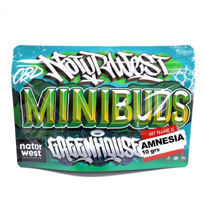Cañamo Cbd Naturwest  Mini Buds  Amnesia 10 gr.