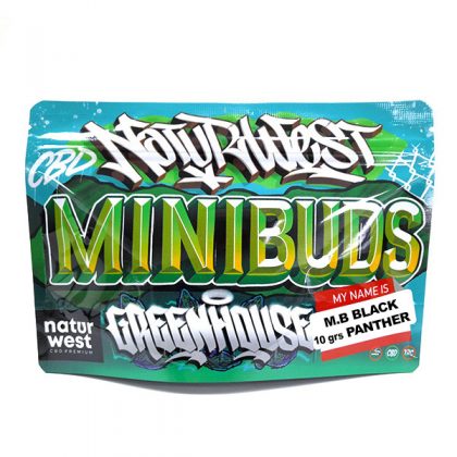 Cañamo Cbd Naturwest  Mini Buds  Black Panther 10 gr.