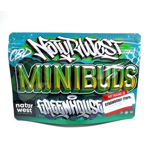 Cañamo Cbd Naturwest  Mini Buds  Strawberry 20 gr.