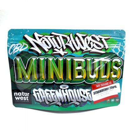 Cañamo Cbd Naturwest  Mini Buds  Strawberry 20 gr.