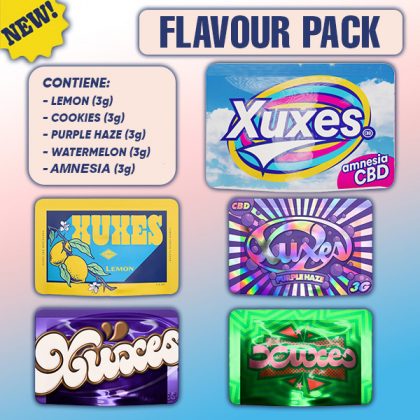 .Pack Flavour Xuxes 3 gr. x 5 ud.